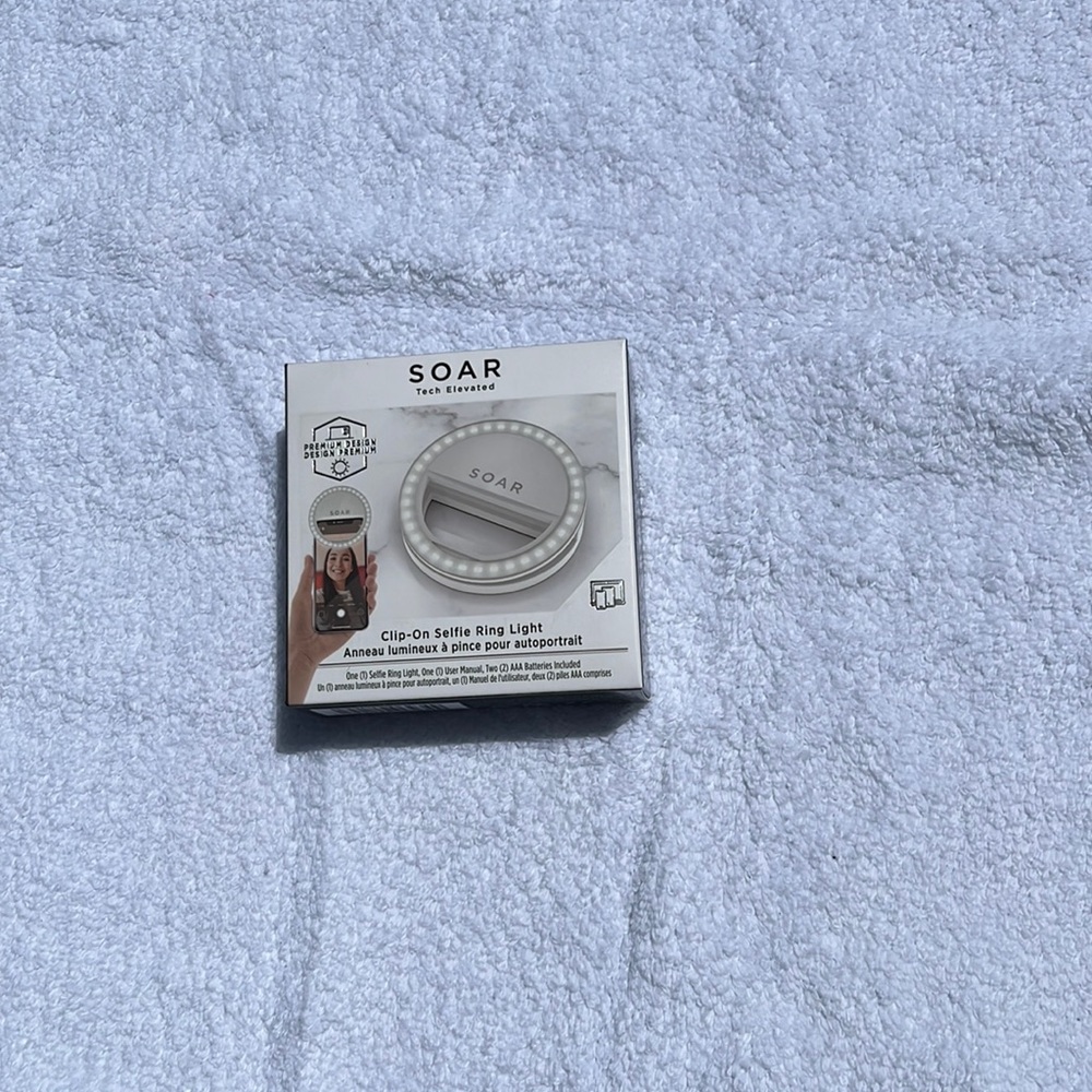 Soar clip on selfie ring light
